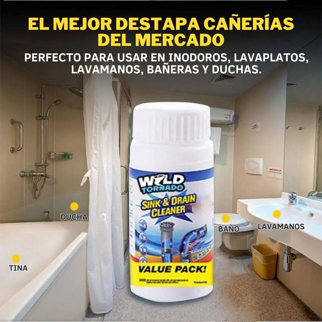 WILD TORNADO 110 GR / DESTAPA CAÑERIAS